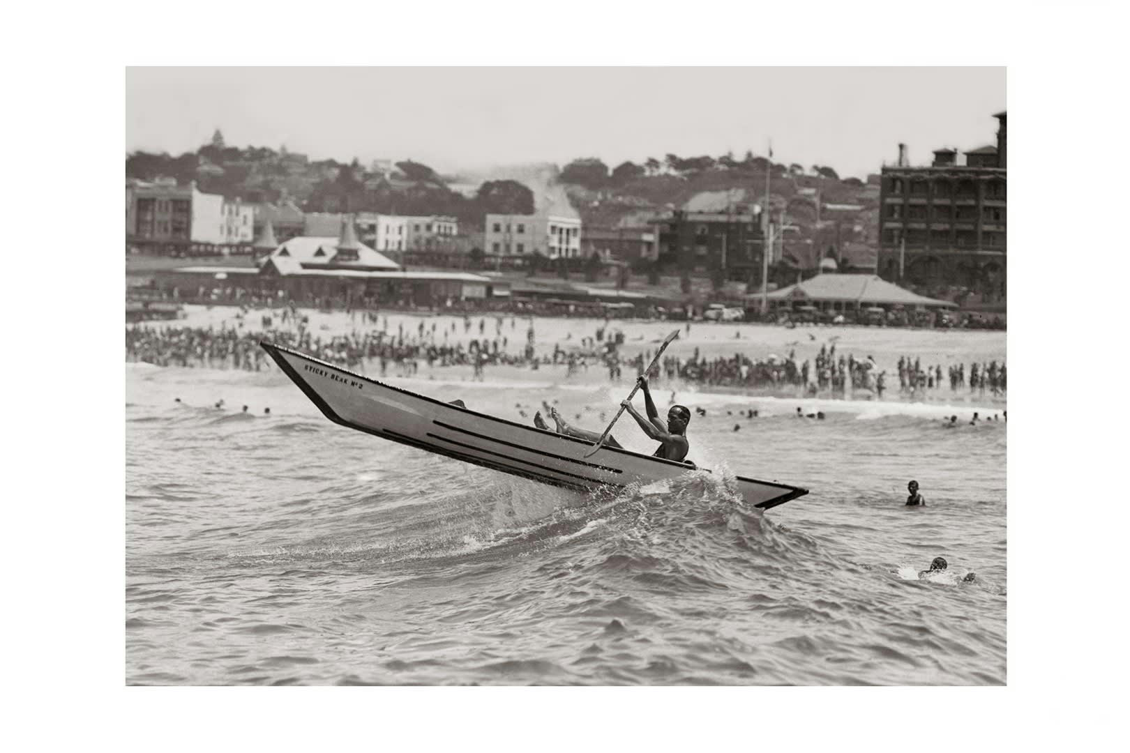 MER - Photo ancienne noir et blanc mer n°46 alu 40x60cm