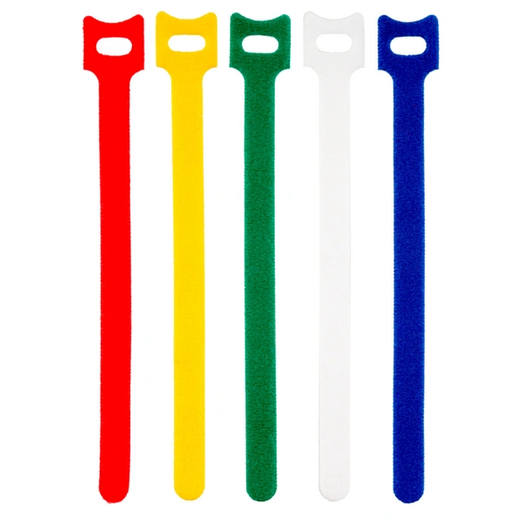 Klettband, Kunststoff, 5 Stück