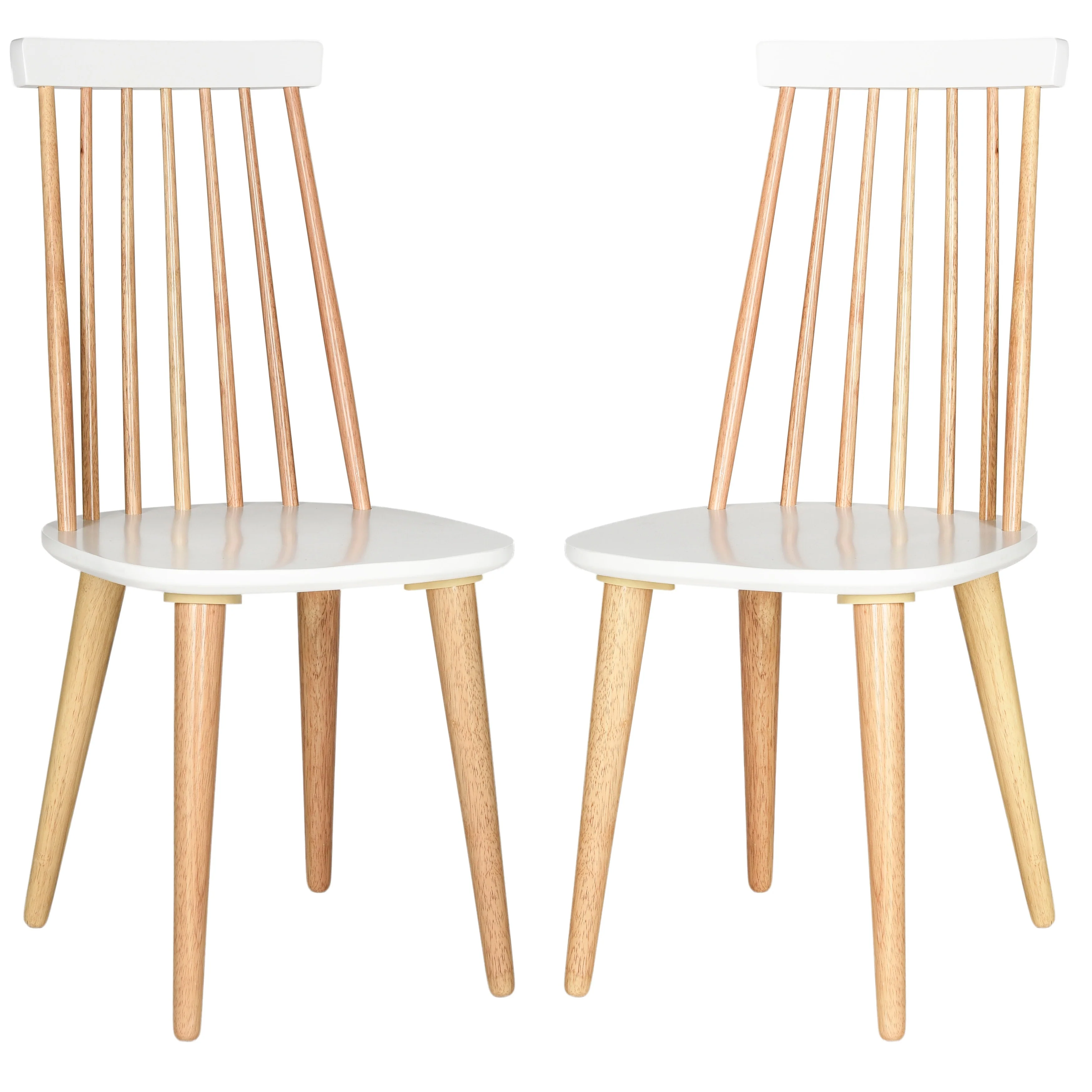 SAFAVIEH Burris Spindle Back Side Chair (Set of 2) - 17W x 21D x 36H