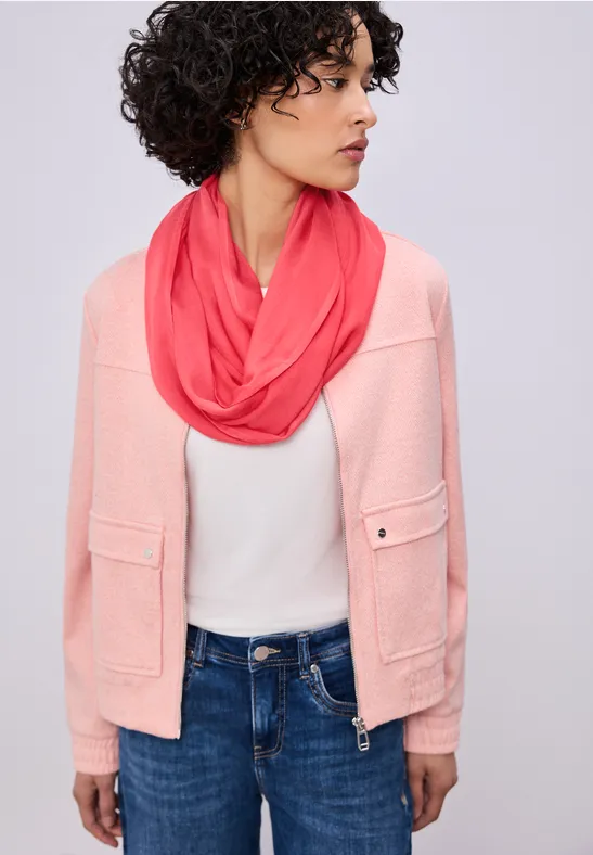 Loop-Schal in Unifarbe aus Viskose