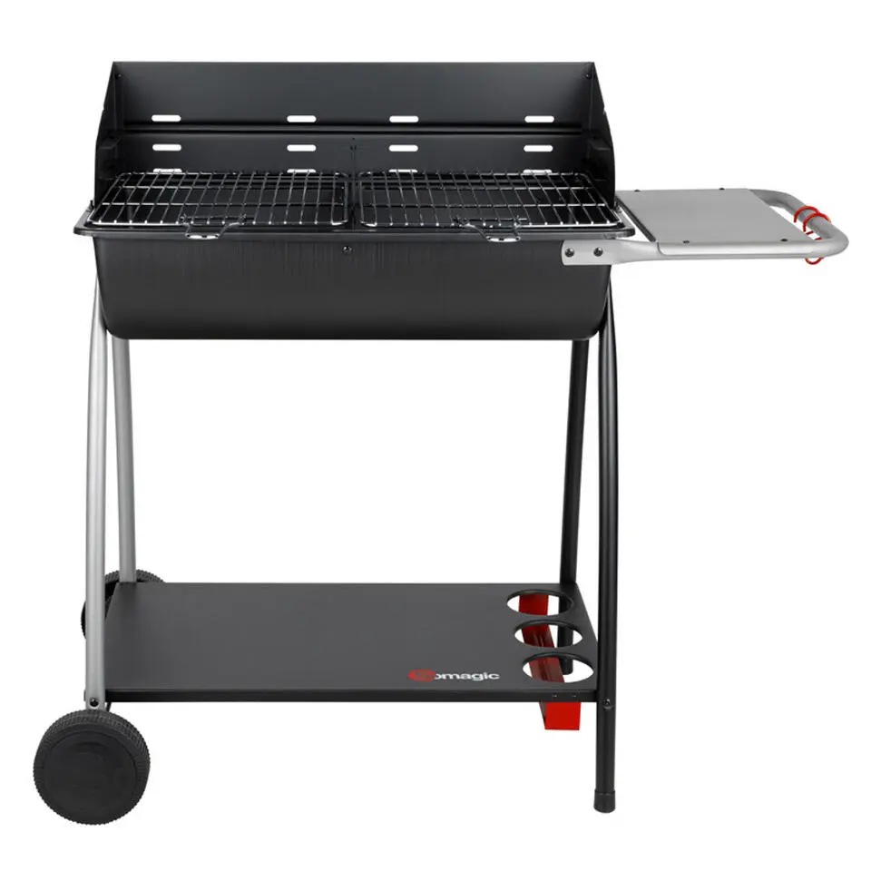 Somagic Barbecue - Zwart - 104.5 x 52.5 x 94cm