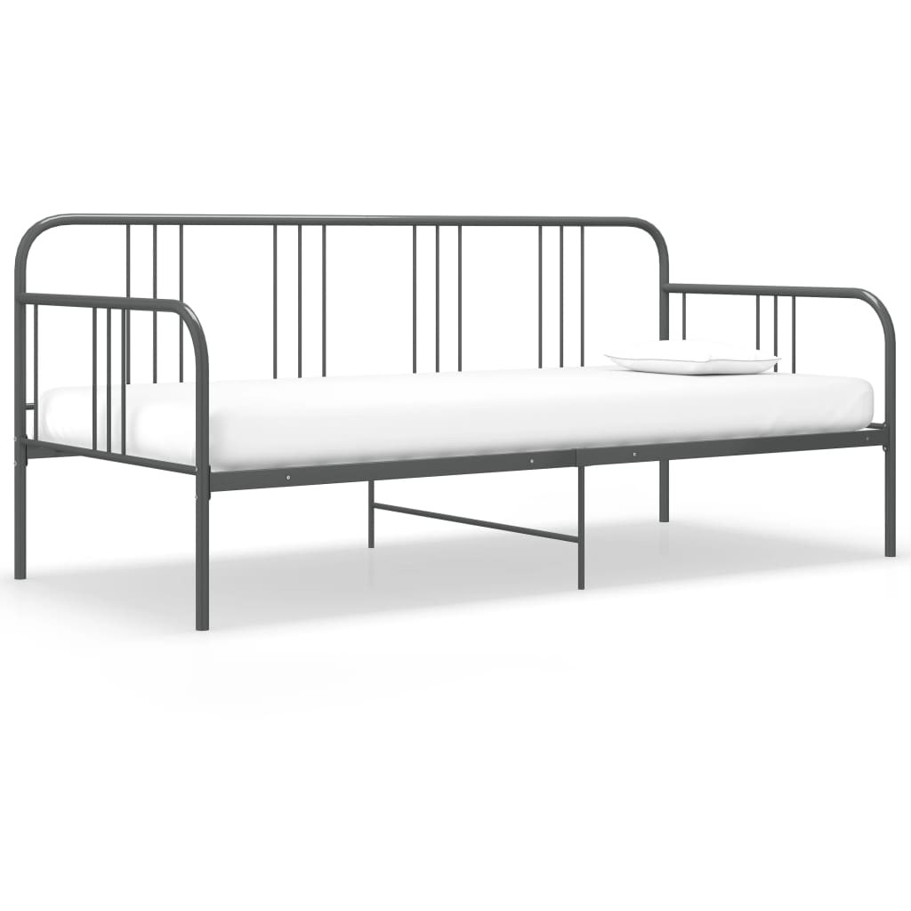 Wersalka Szary Metal vidaXL