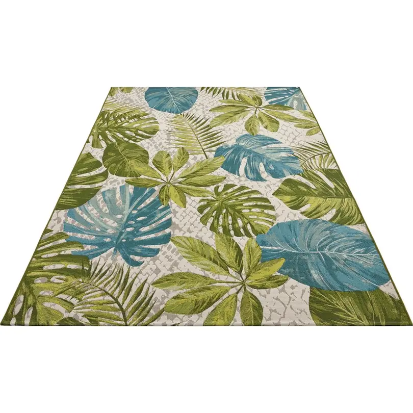 Kurzflorteppich Tropical Leaves