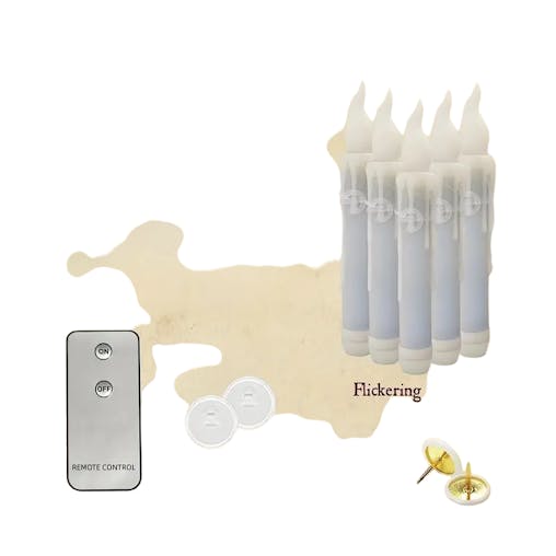 NNETM Spooktacular Specter Lights: Remote-Controlled Floating LED Candles