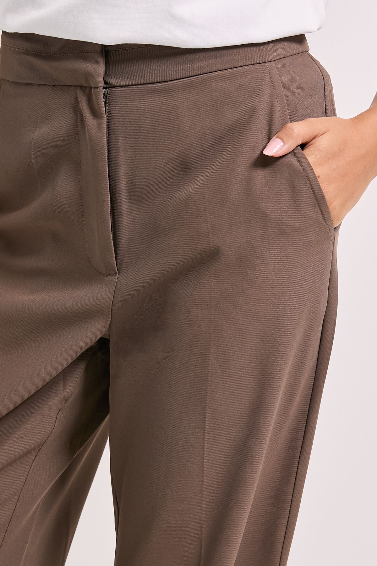 Dorothy Perkins Stitch Waistband Straight Leg Trouser