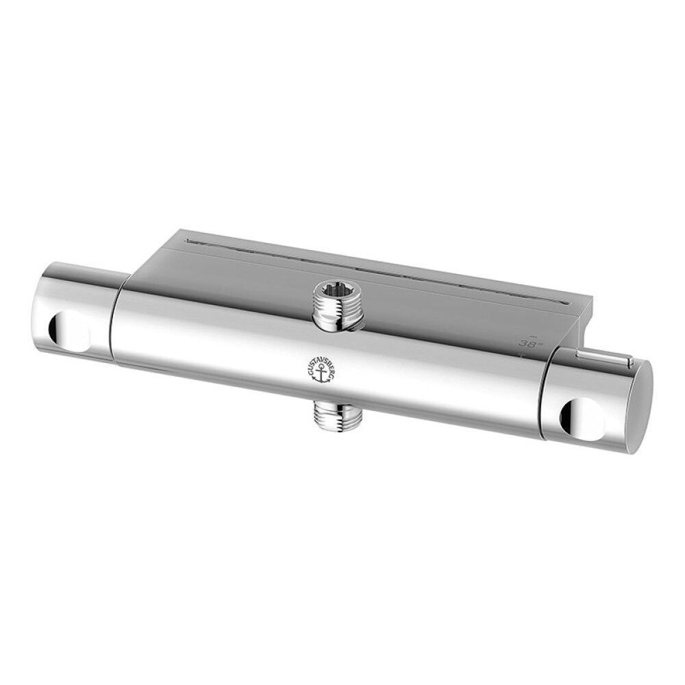 BLANDEBATTERI GUSTAVSBERG SKANDIC TERMOSTAT UTLØP OPP/NED 150CC KROM