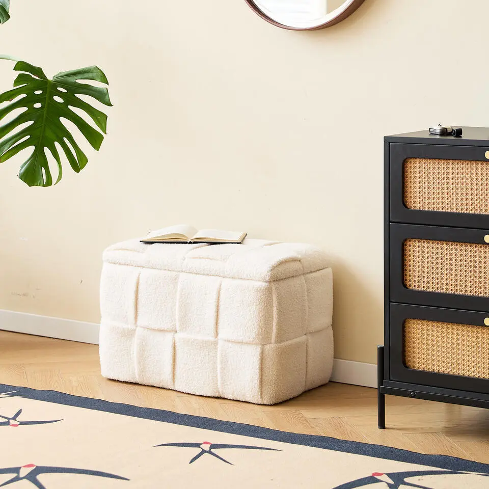 Scandinavische Designbank met Opbergruimte