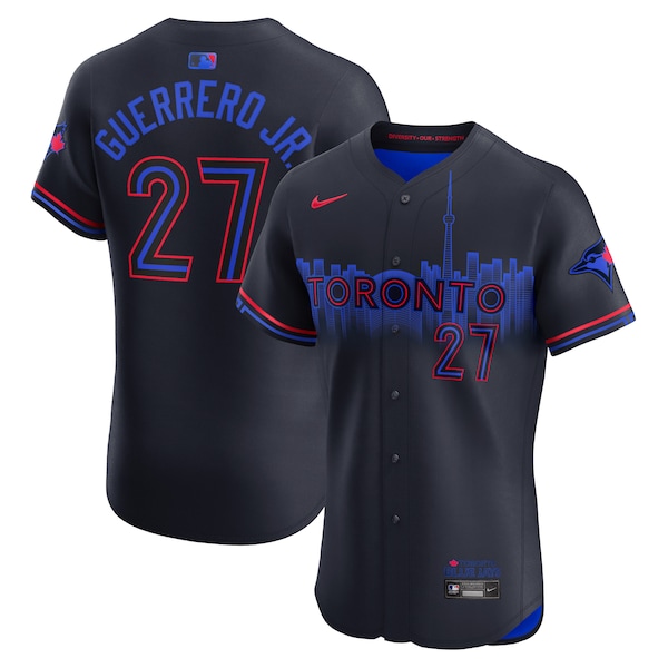 Vladimir Guerrero Jr. Toronto Blue Jays Nike 2024 City Connect Elite Player Jersey - Navy