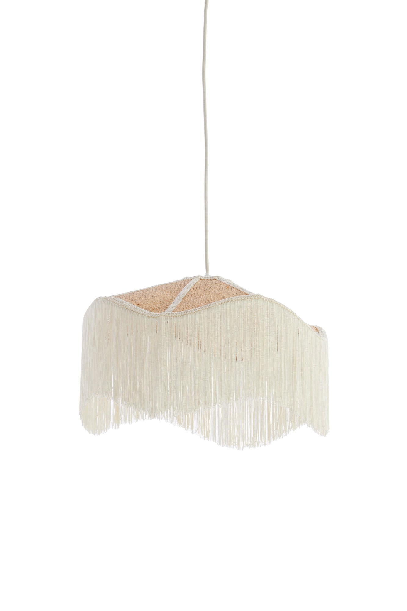 Light & Living hanglamp TIFFANY - wit - Ø40x26cm