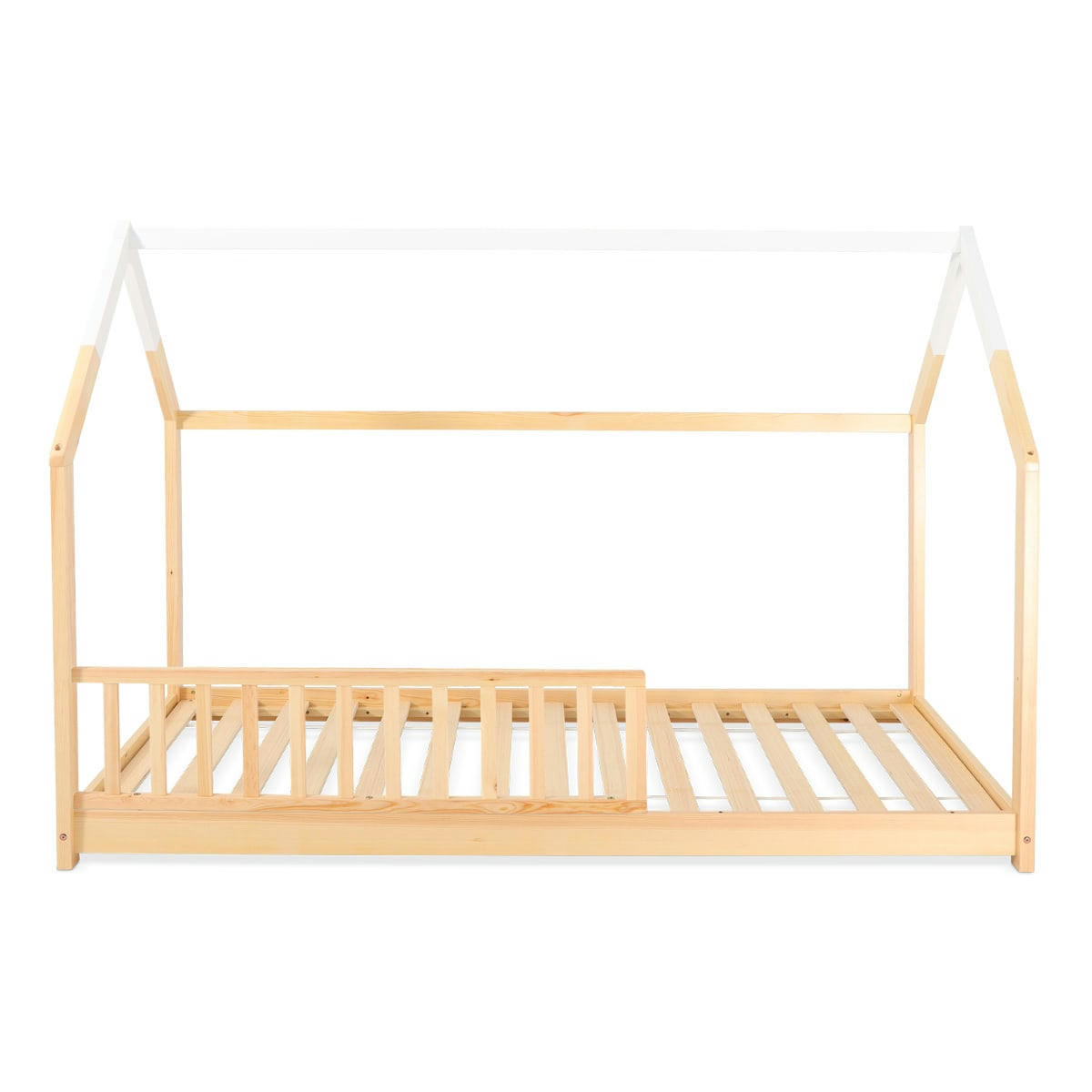 - Lit cabane Céleste et barrière bois 90 x 190 cm