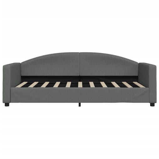NNEVL Day Bed Dark Grey 90x190 cm Fabric