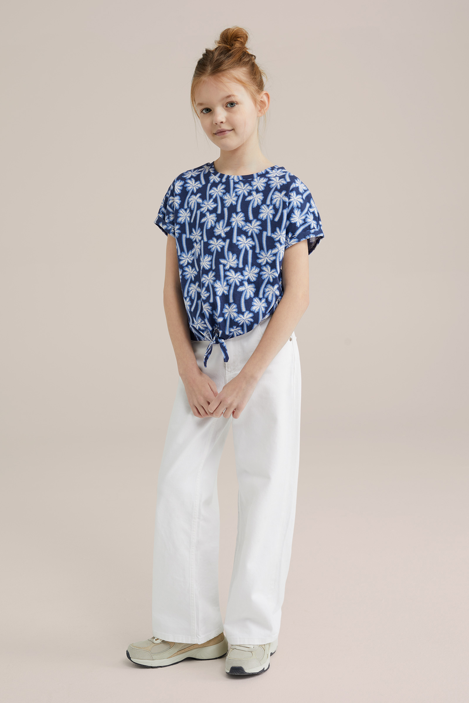 Meisjes top met dessin