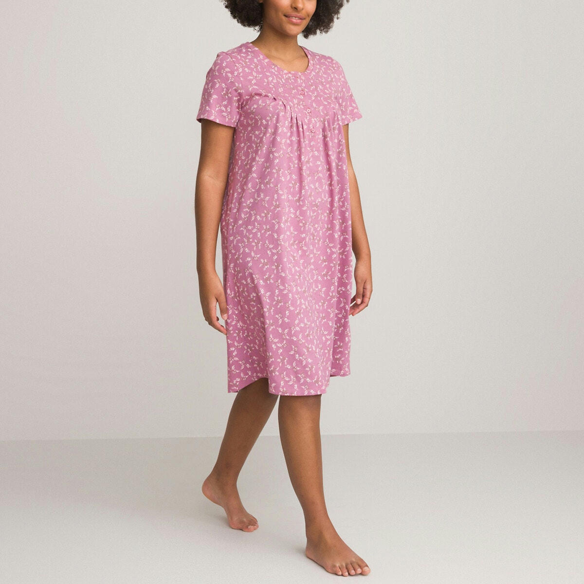 Chemise de nuit, imprimé fleurs