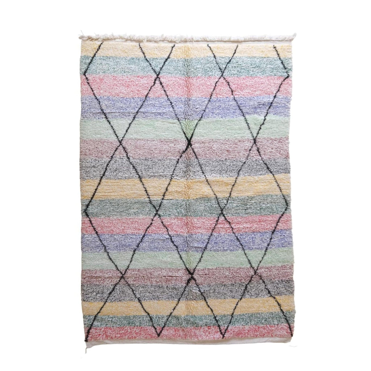 AFK Living vloerkleed Berber - handgemaakt - Wol - 80 cm x 240 cm