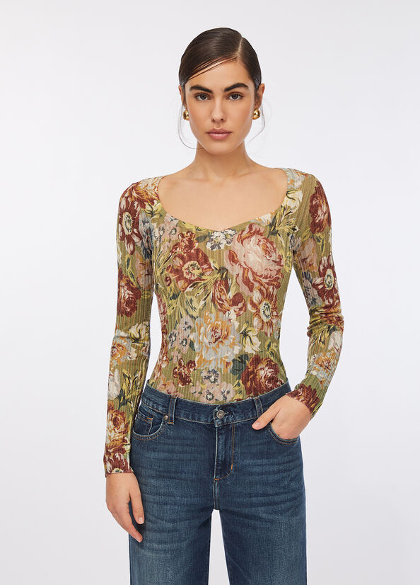 Maglia con scollo a V