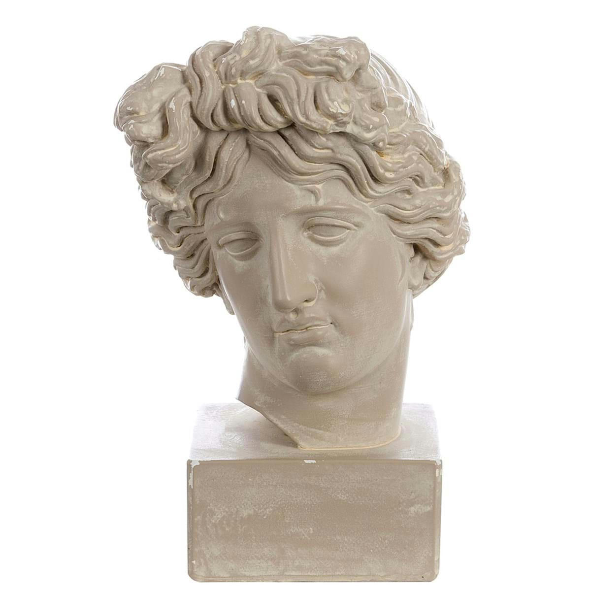 Enrique - Buste en résine beige H23