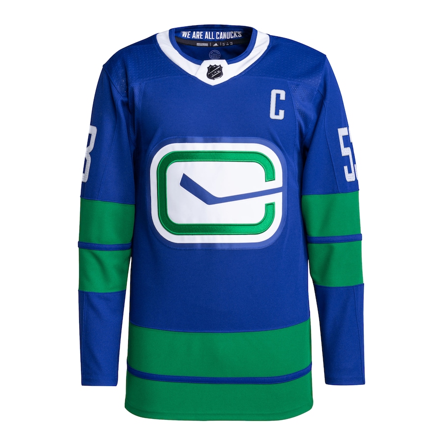 Bo Horvat Vancouver Canucks adidas Alternate Authentic Pro Player - Jersey - Blue
