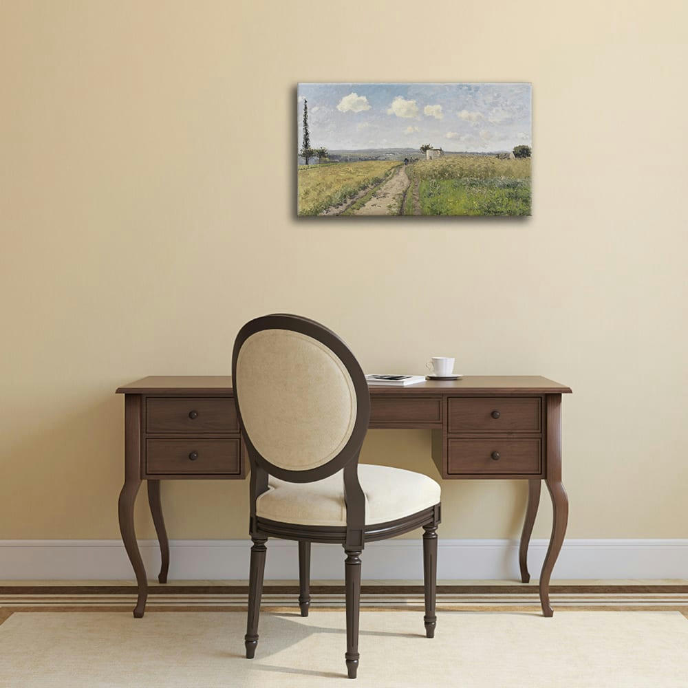 - Tableau une matinée de Juin Camille Pissarro 50x80cm