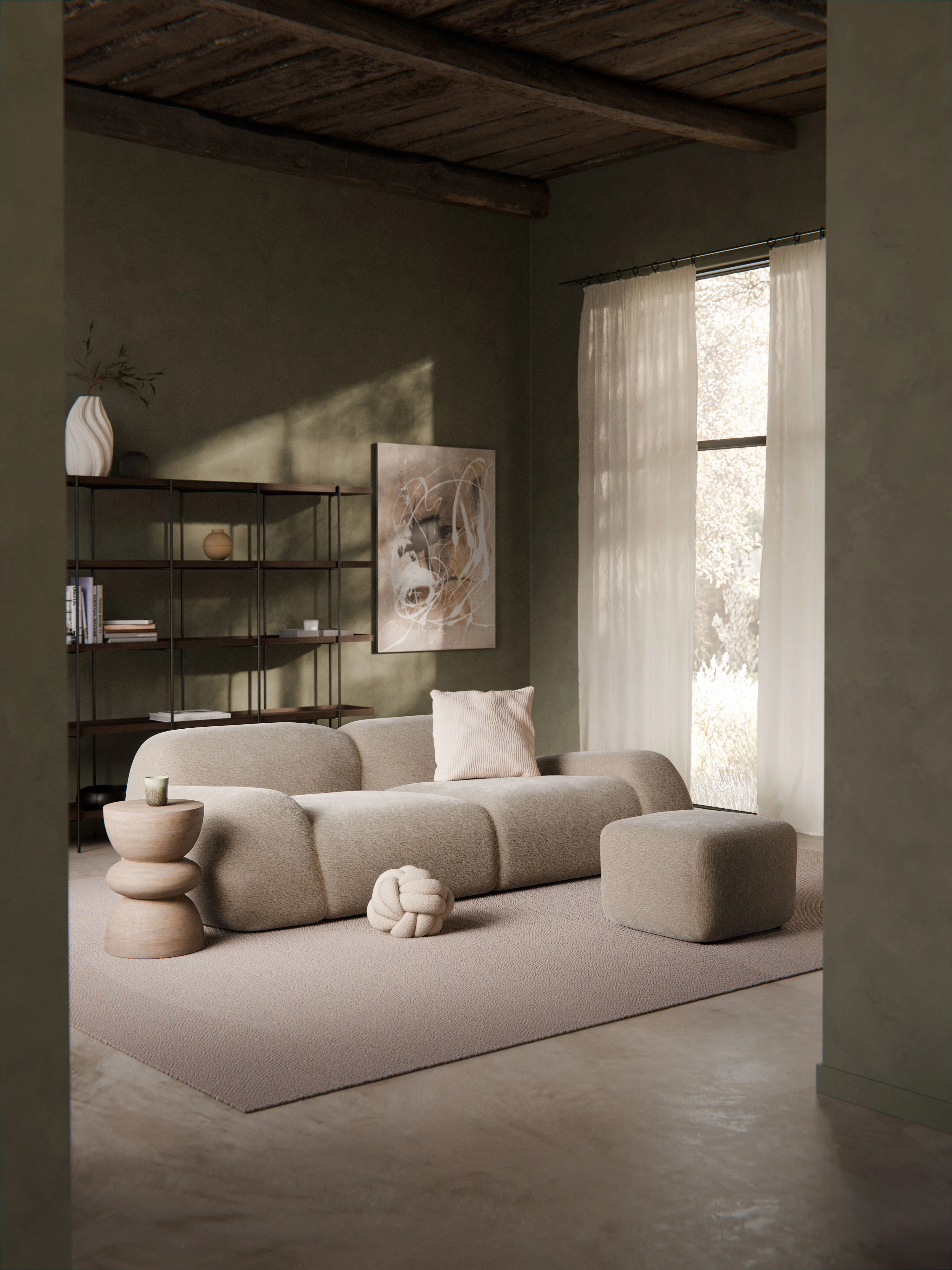 Modulares Sofa Wolke (3-Sitzer)