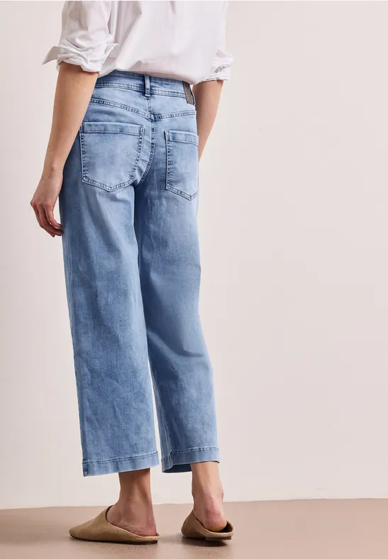 High Waist Wide Leg Jeans im Loose Fit