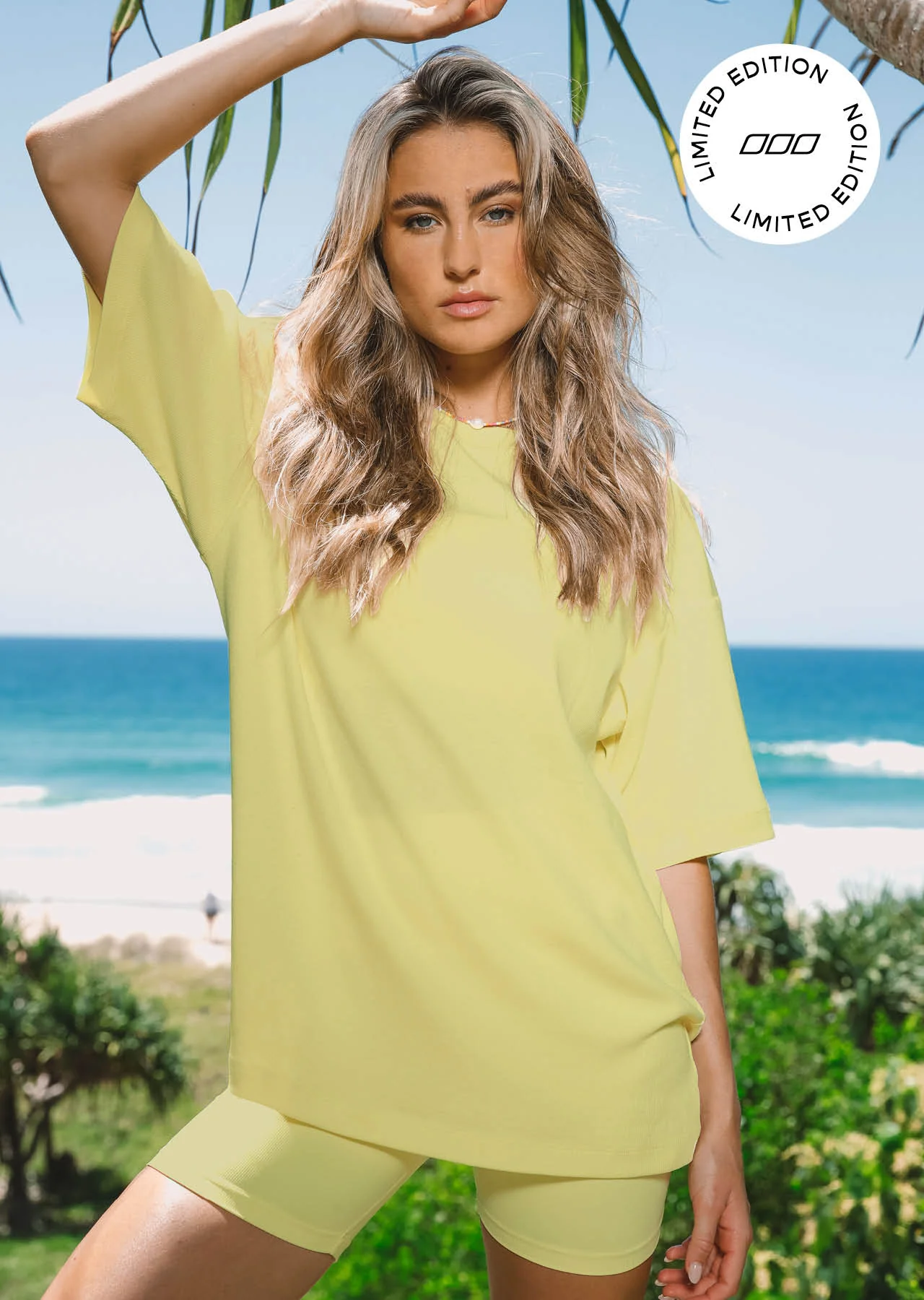Recline Rib Oversized Tee