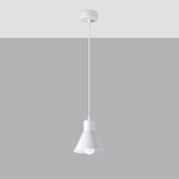 Lampe suspendue en acier 1 lampes 14x14x120cm Sollux