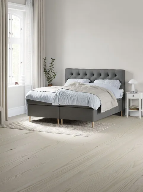 Sengegavl 180x123cm VALEN grå-40