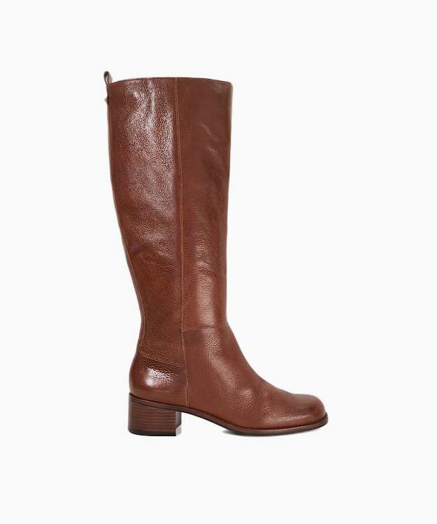 Turner Tan - Leather Knee High Boots