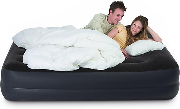 Matelas Gonflable INTEX avec Pompe Electrique Intégrée 2 Personnes 152x 203x42cm