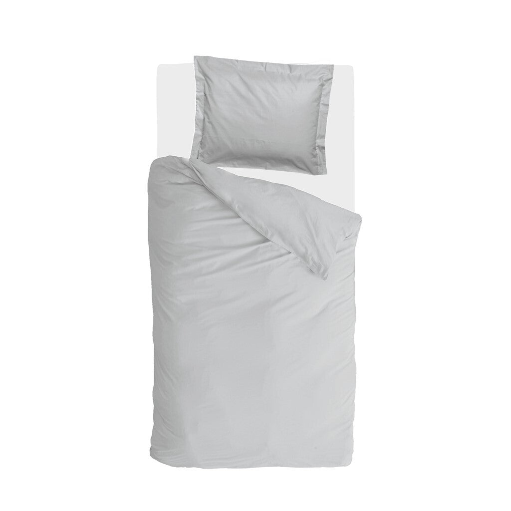 Walra - Dekbedovertrek Forever Cotton - 140x220 cm - Licht Grijs