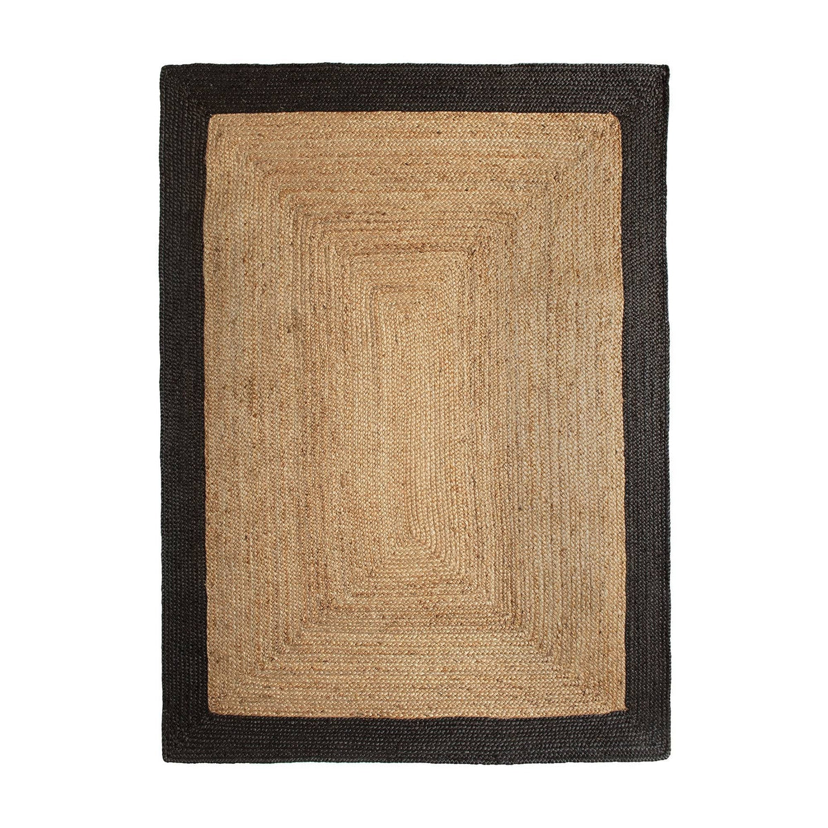 Mrcarpet jute vloerkleed - naturel/antraciet - 200 x 290 cm