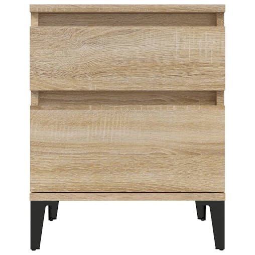 NNEVL Bedside Cabinet Sonoma Oak 40x35x50 cm