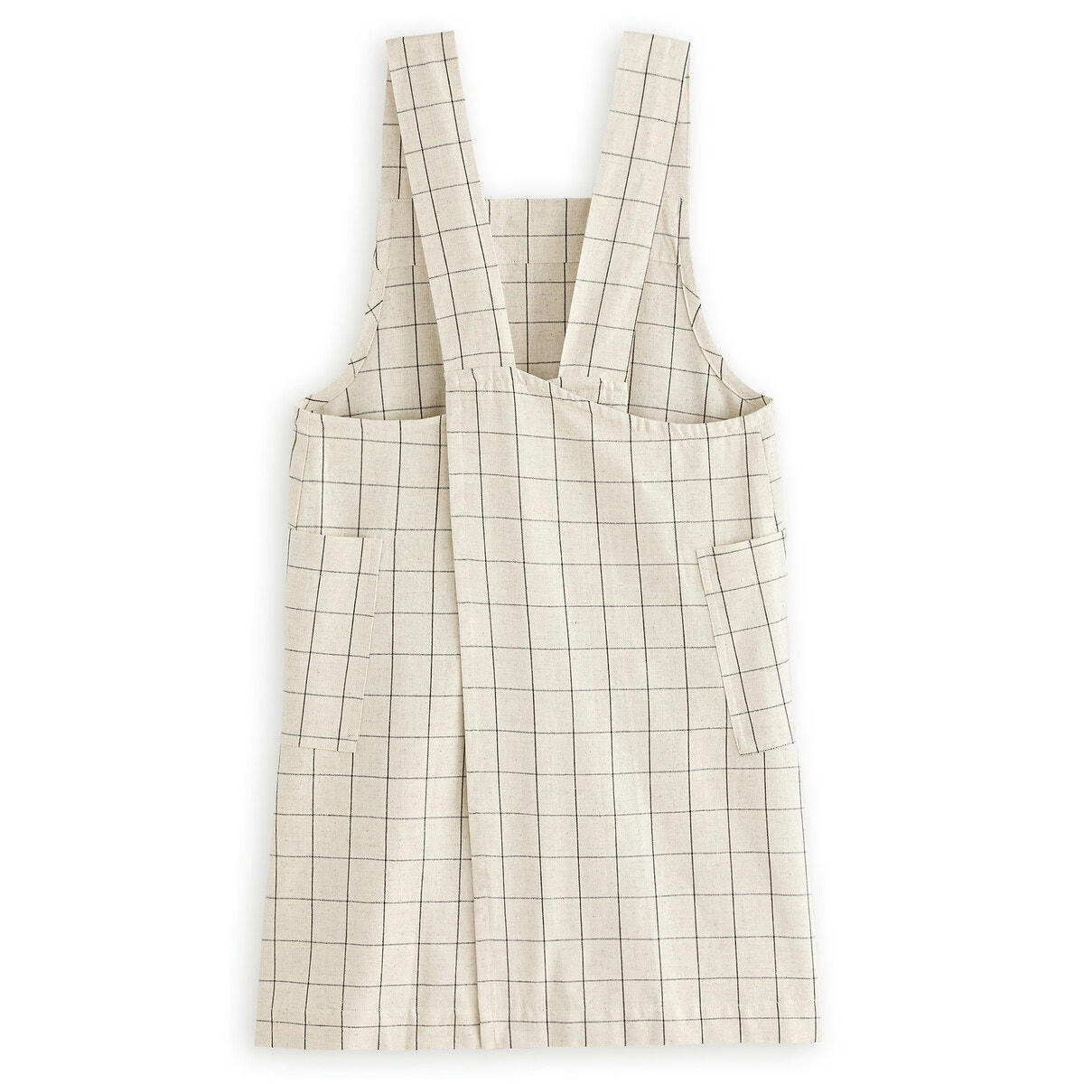 Tablier japonais carreaux tissé teint, Tissala