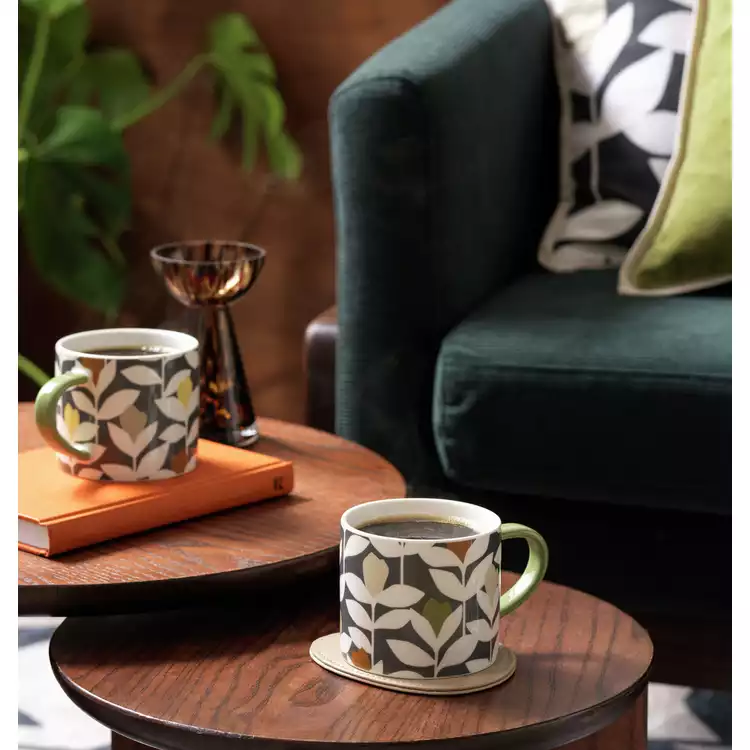 Habitat x Scion Set of 4 Stoneware Mugs - Multicoloured