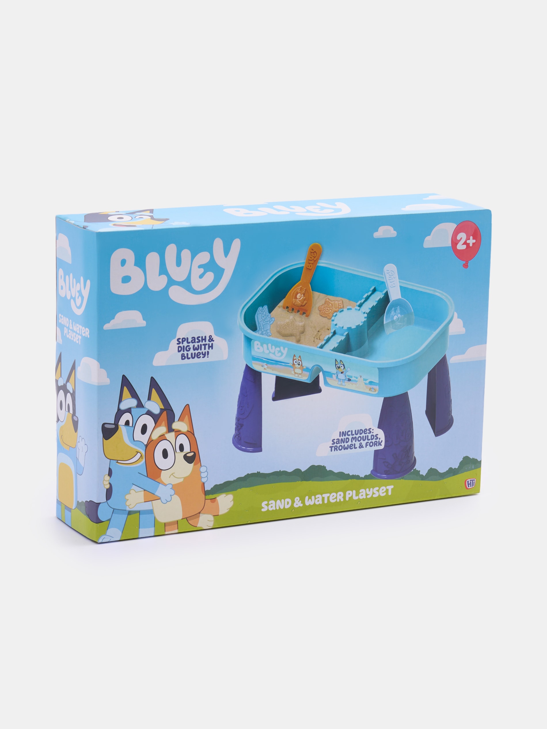 Stolik do zabawy piaskiem i wodą Bluey z akcesoriami