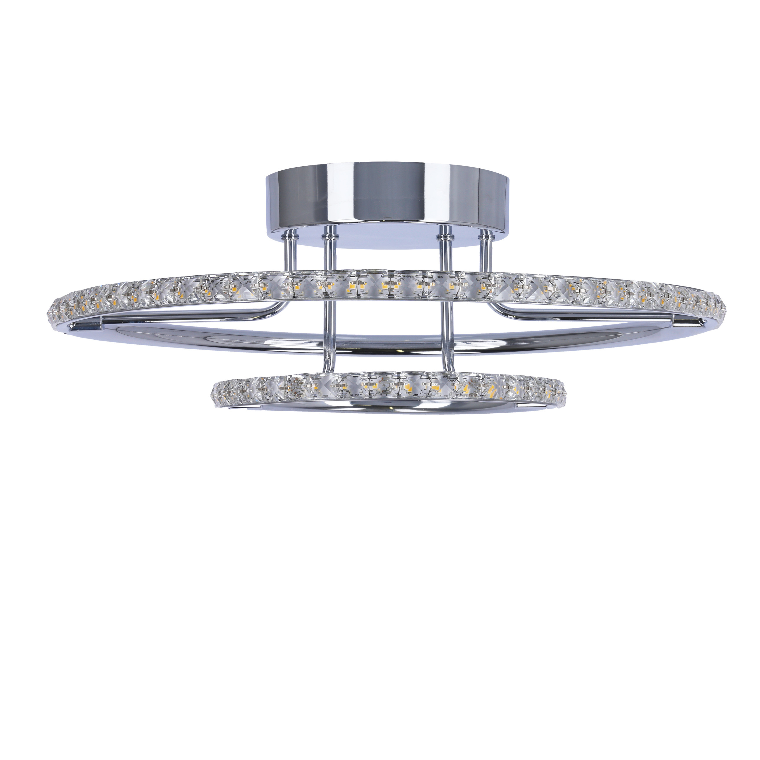 Lampa sufitowa ADEL chromowana LED 2x36W 3000K 2800lm Candellux