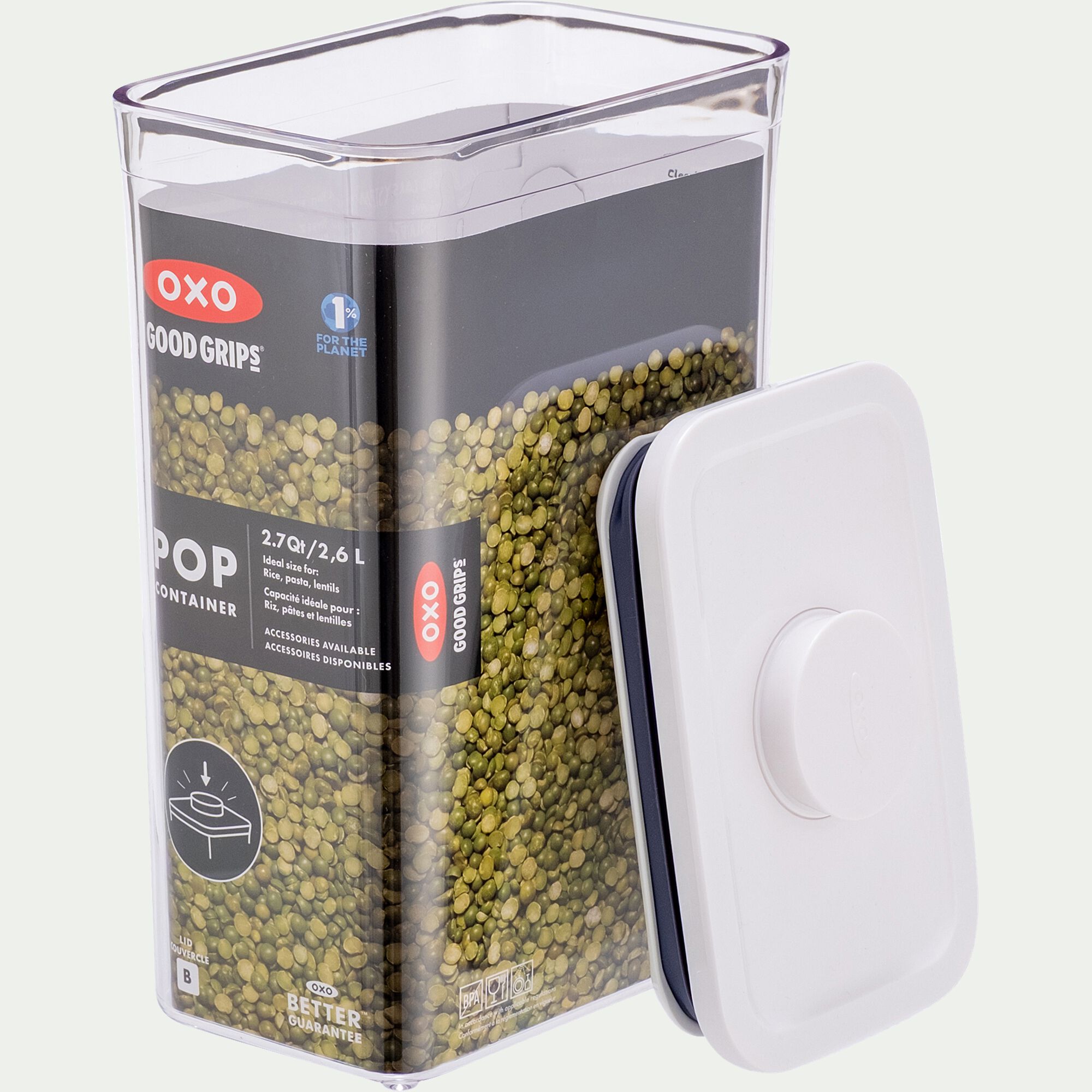 POP - Boîte de conservation 2,6L - transparent