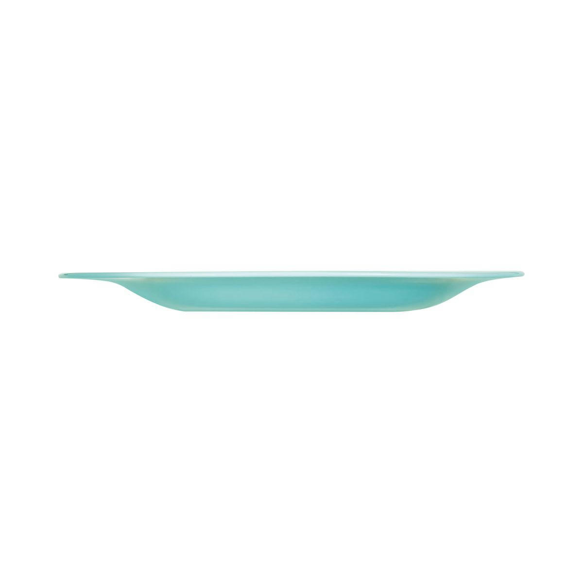CARINE - Assiette turquoise 21 x 19,6 cm