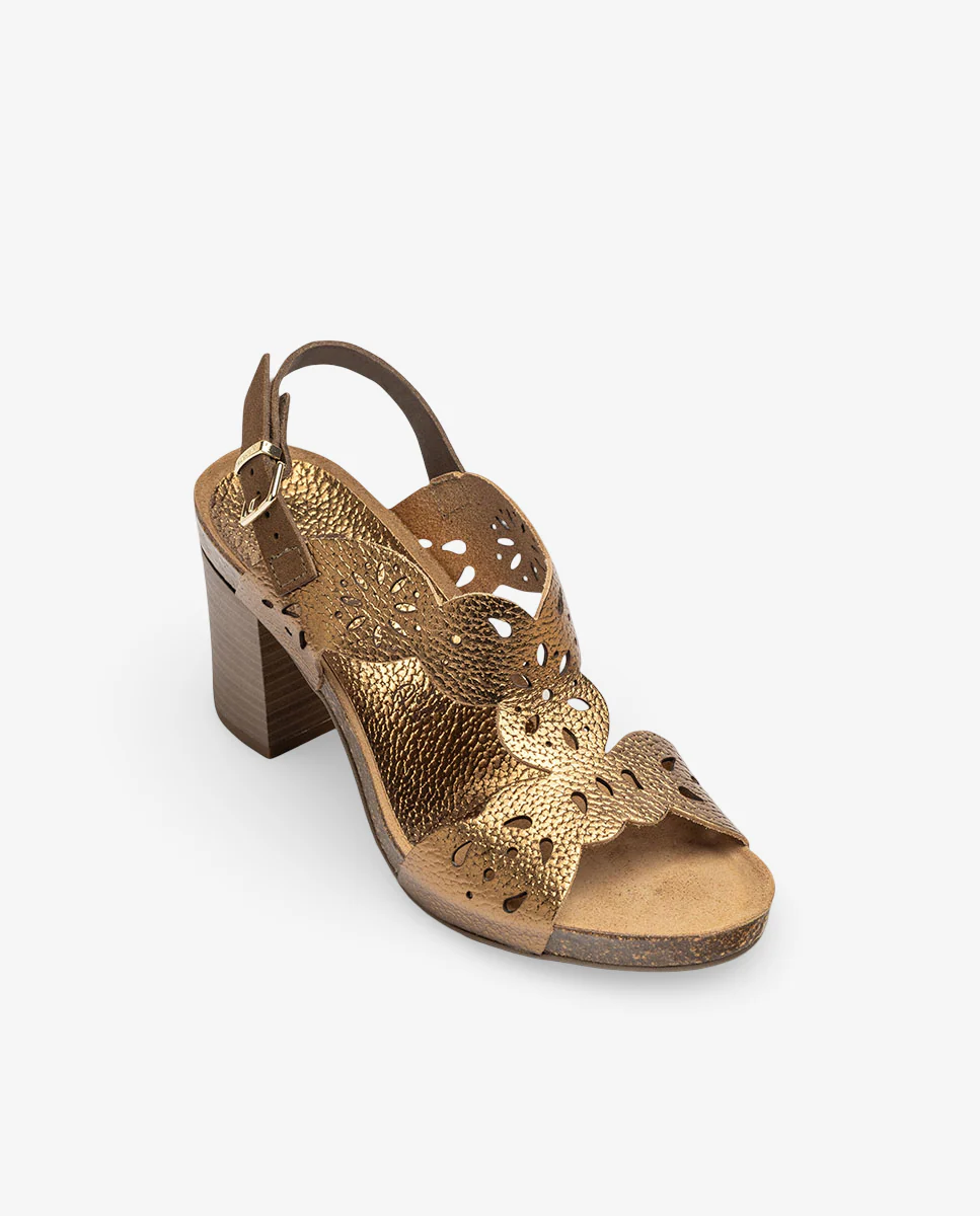 Sandalia de tacón Ponza 006 marron