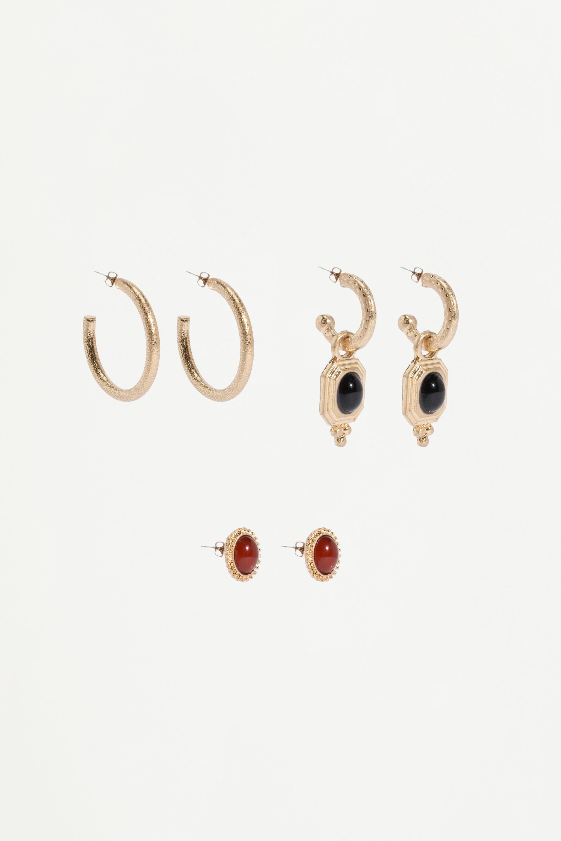 Pendientes combinados (Pack 3)