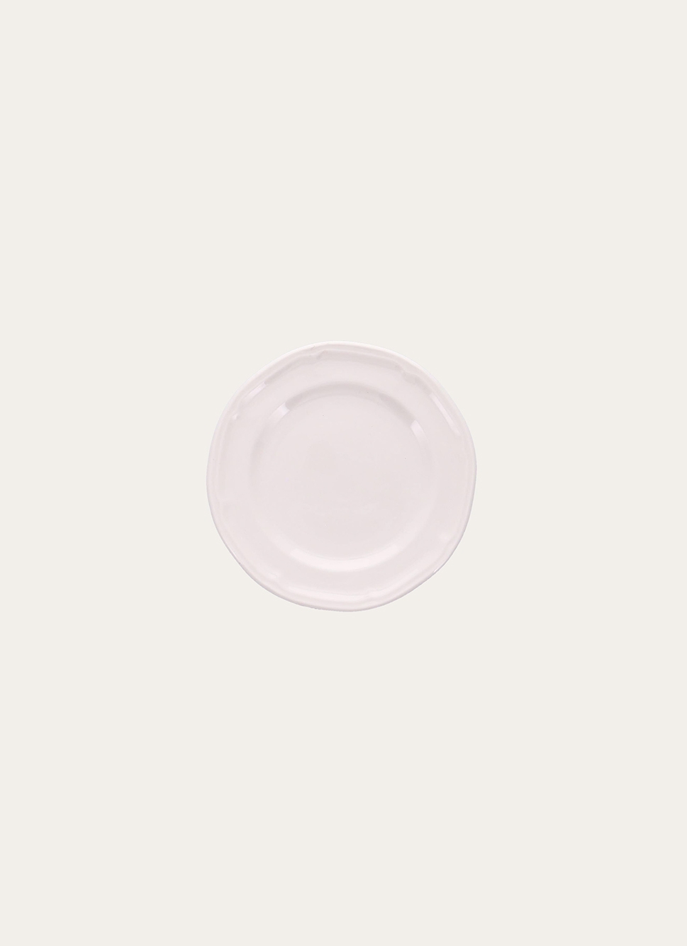 PETITE ASSIETTE EN PORCELAINE BLANC