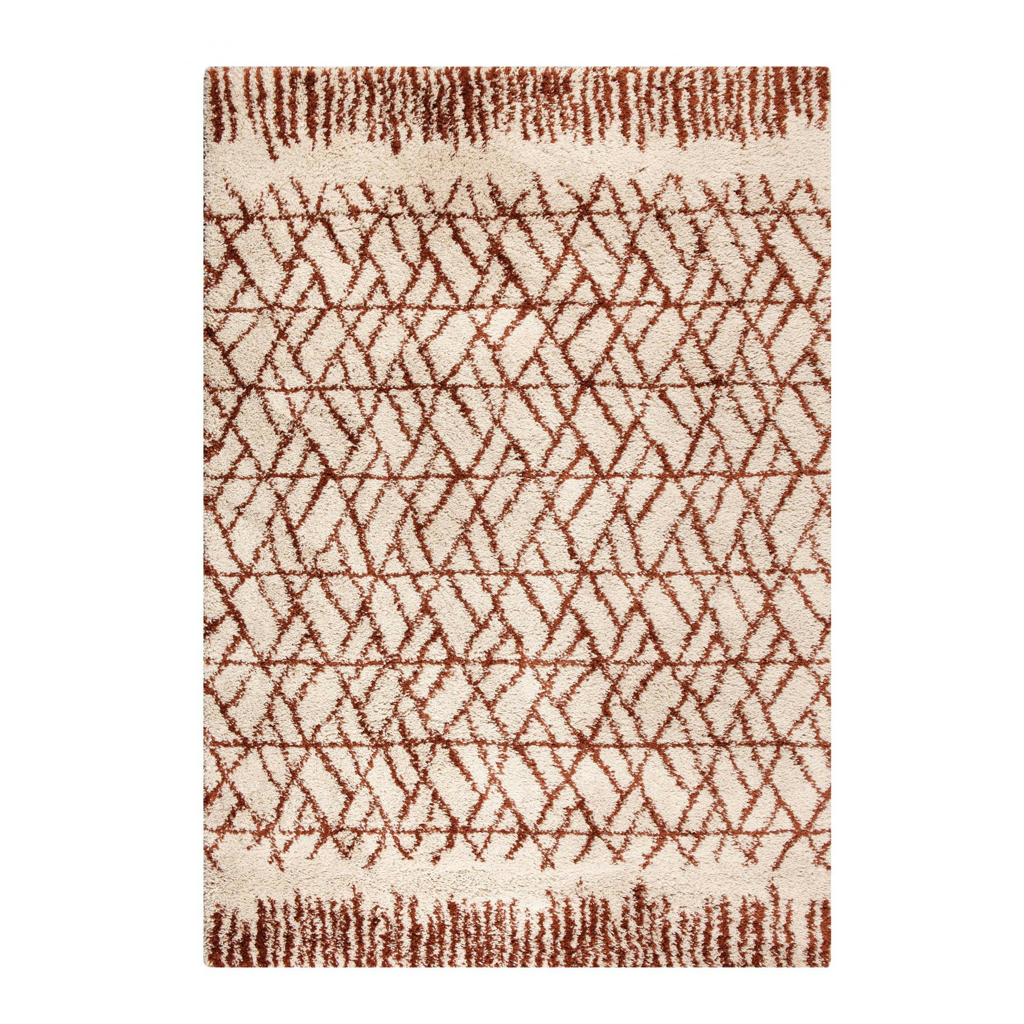 PARAM - Tapis  en polypropylene tomette 160 x 230