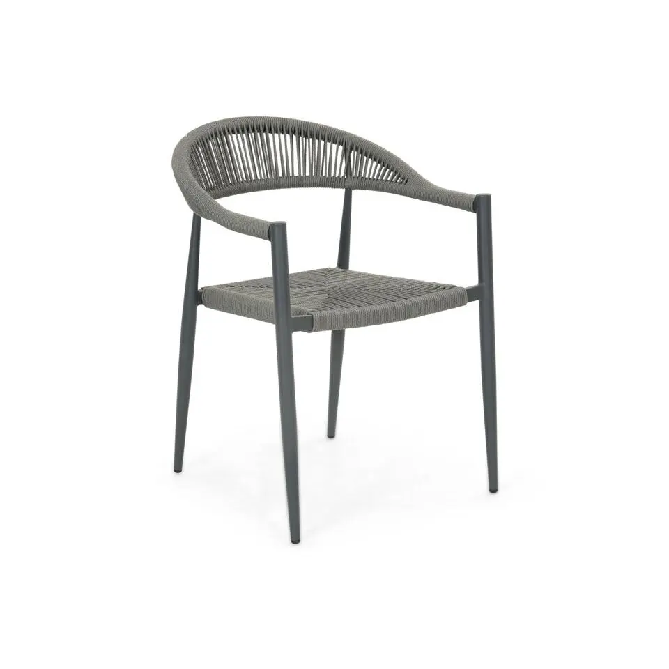 Tuinset 4 personen 160 cm Rope Grijs De Laan Projects