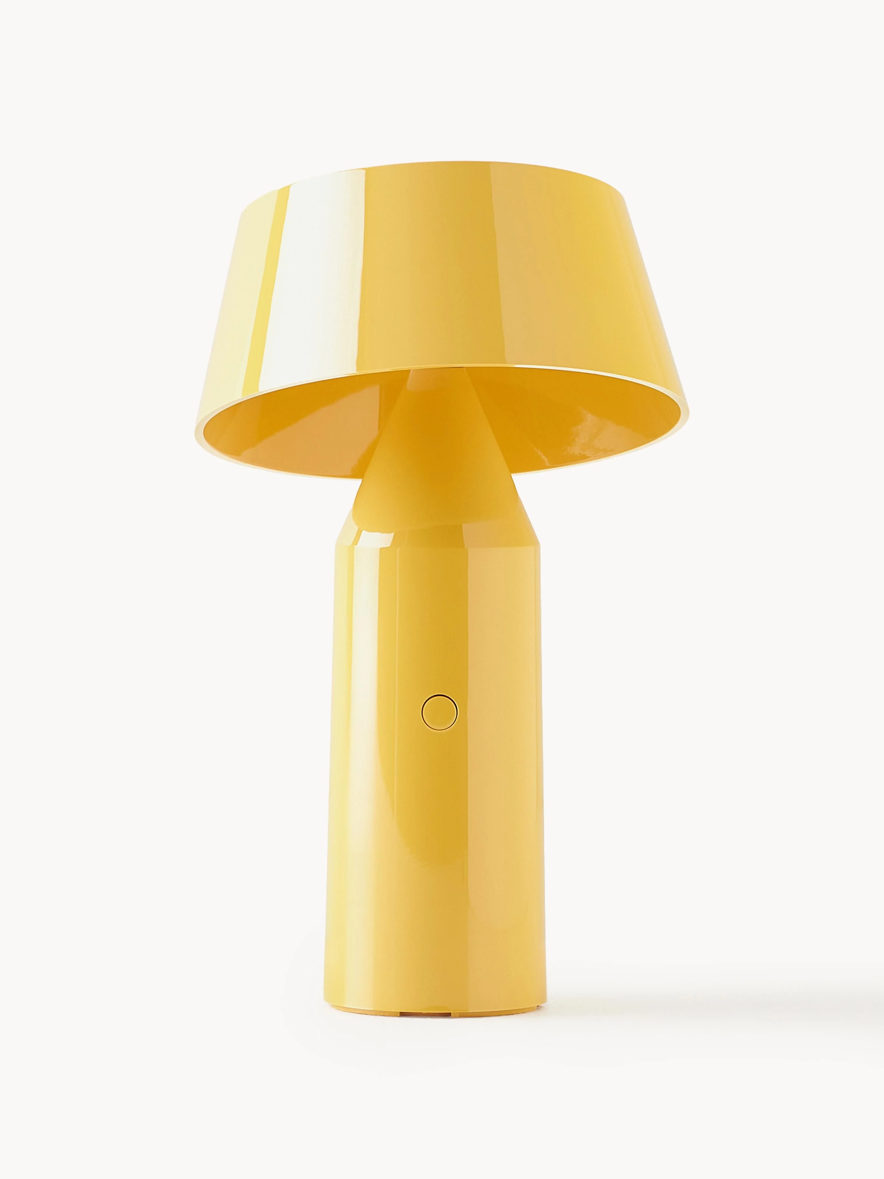 Mobile LED-Tischlampe Bicoca mit verstellbarem Lampenschirm, dimmbar