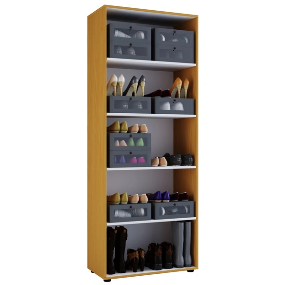 Schuhschrank »Vandol I«, BxHxL: 37 x 180 x 71 cm, Holzwerkstoff