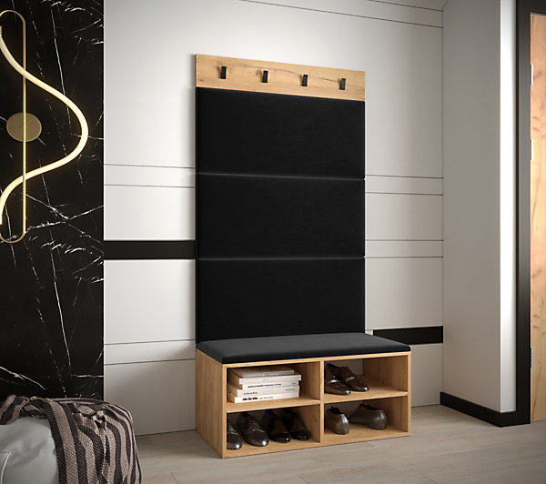 Ensemble de garde-robe Miro 2 184x84x42 (Chêne artisanal   Manila 18)