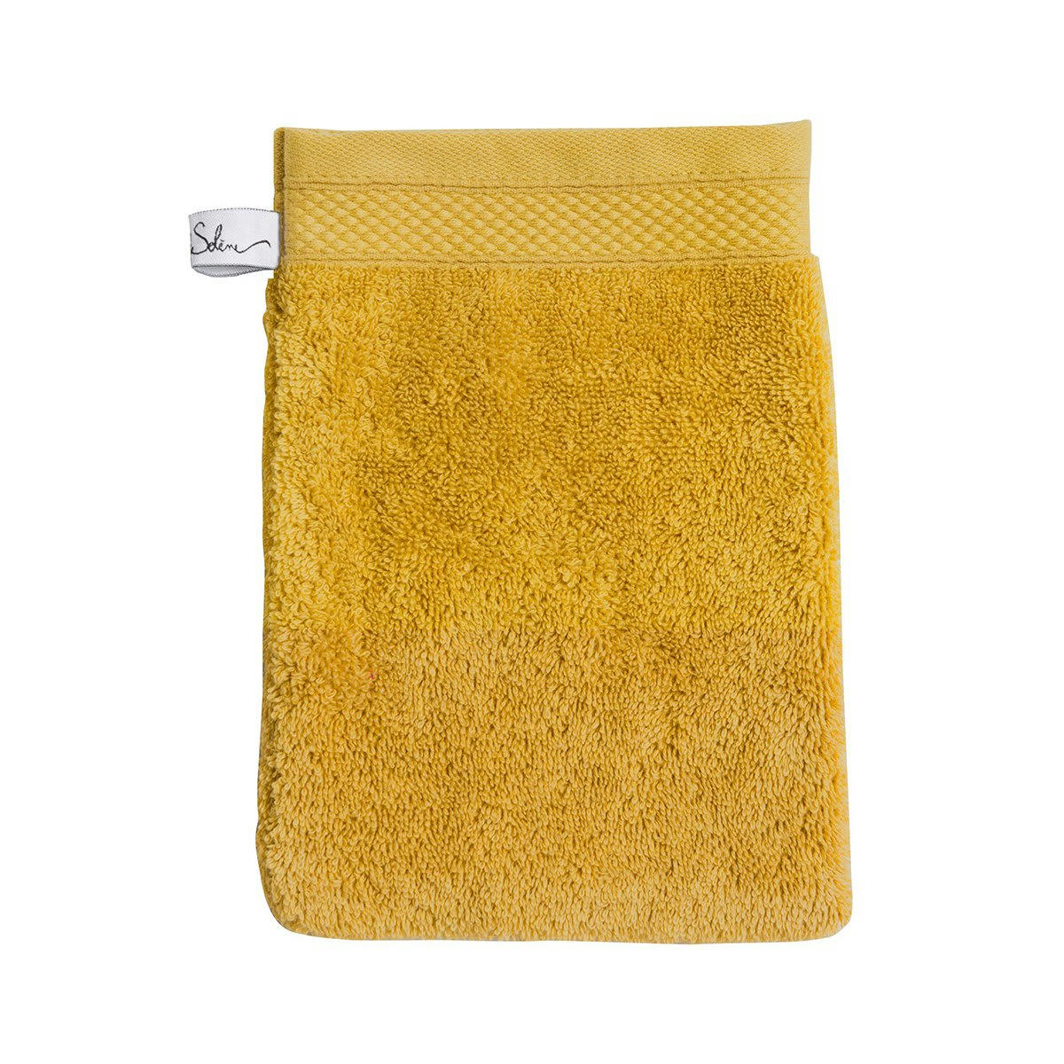 PÉTALE - Gant de toilette coton miel 16x22 cm