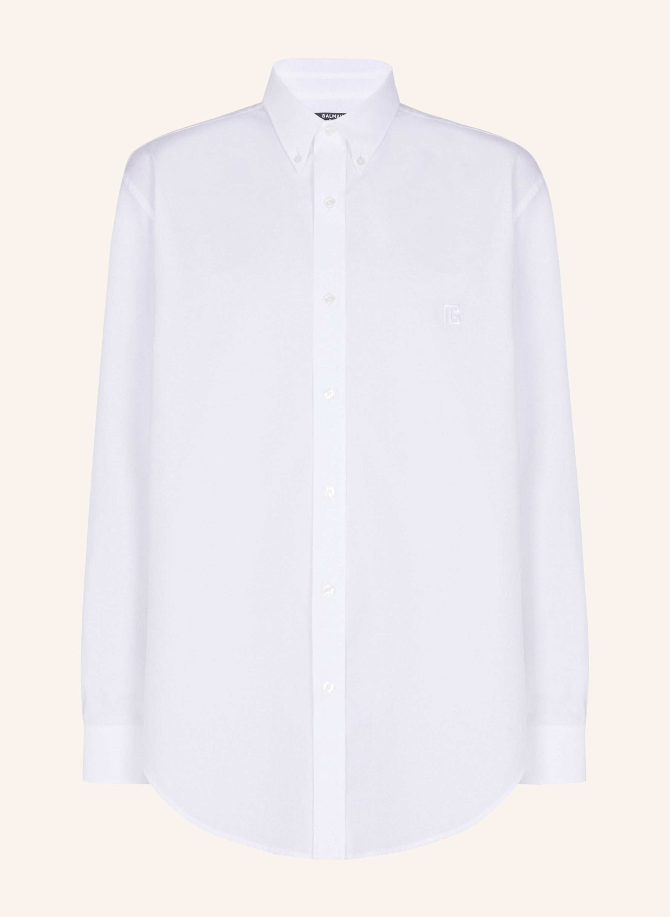 BALMAIN Hemd aus Baumwollpopeline
