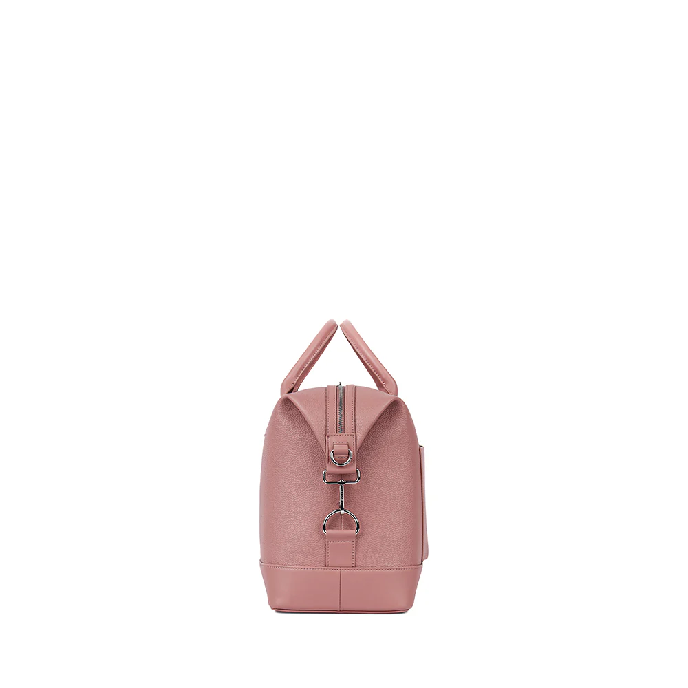 The Mae – Clay Vegan Leather Small Travel Bag