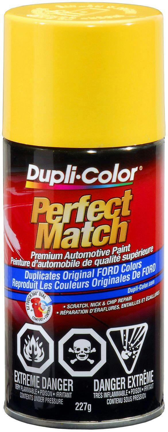 Dupli-Color Perfect Match Premium Acrylic Lacquer Automotive Aerosol Spray Paint, Chrome Yellow (BZ), 227-g